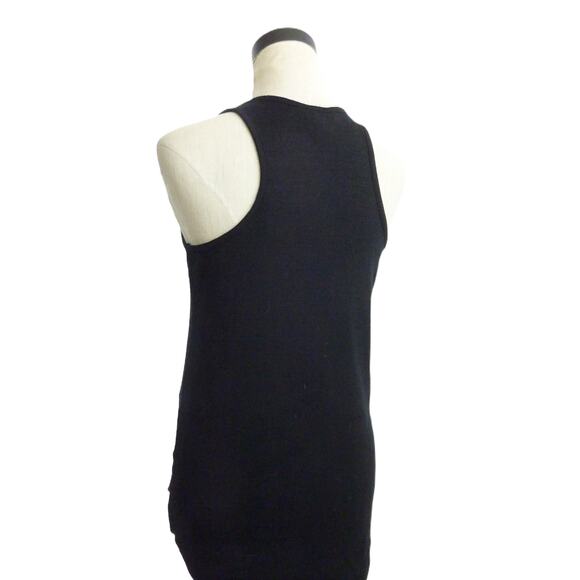 Banana Republic Black Tank Top Side Slit Size S - Picture 3 of 6